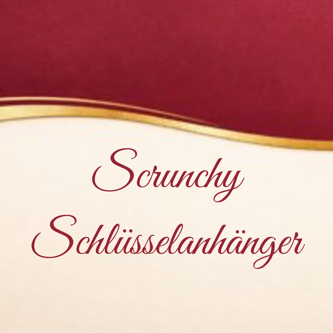 Scrunchy Schlüsselanhänger