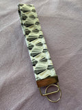 Wristlet Schlüsselanhänger "Gray diamonds"