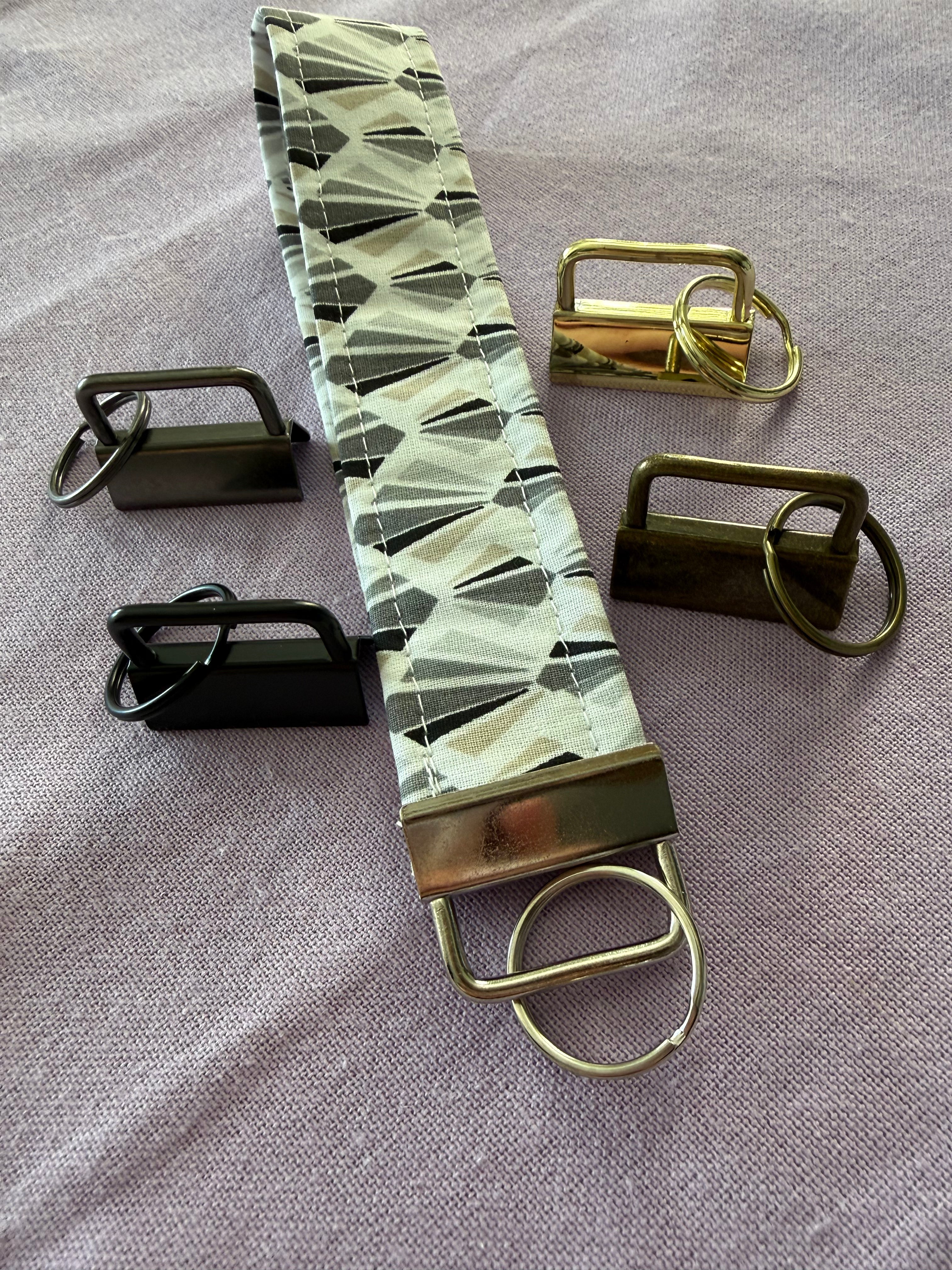 Wristlet Schlüsselanhänger "Gray diamonds"