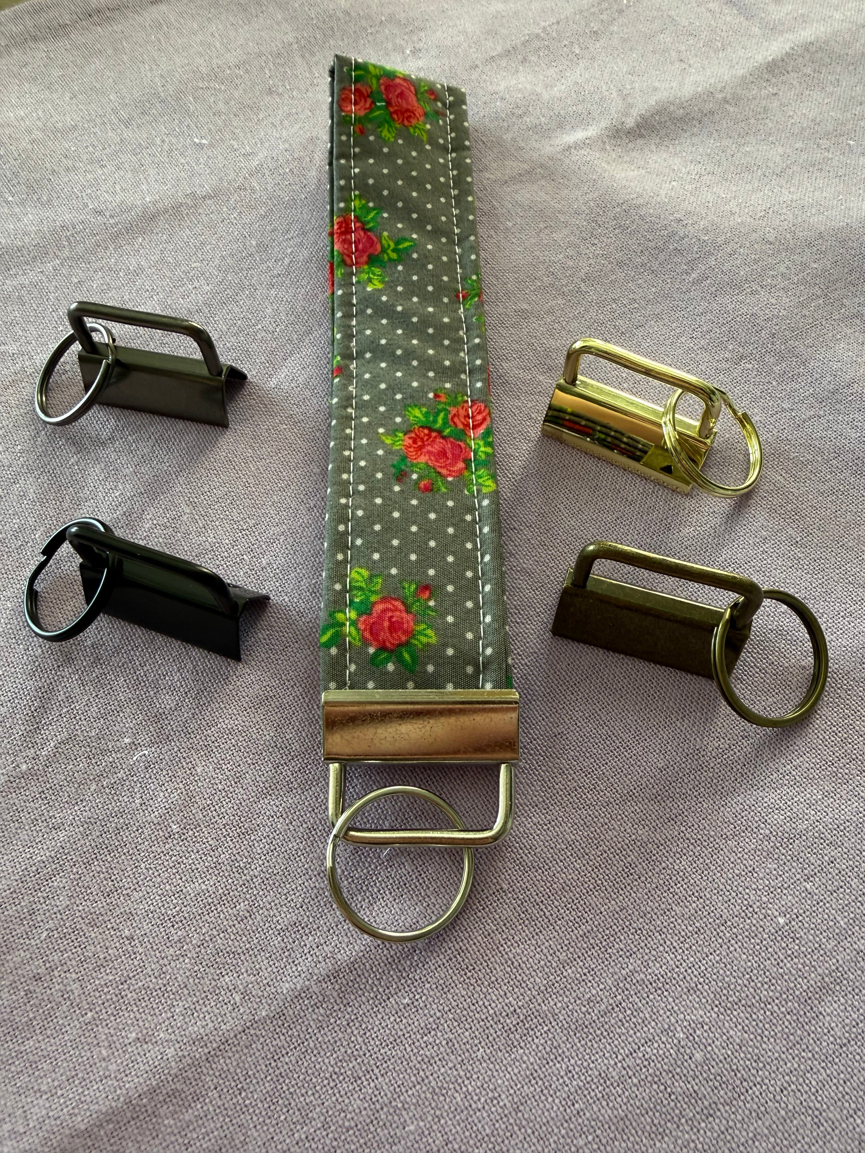 Wristlet Schlüsselanhänger "Midnight rose"
