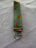 Wristlet Schlüsselanhänger "Midnight rose"