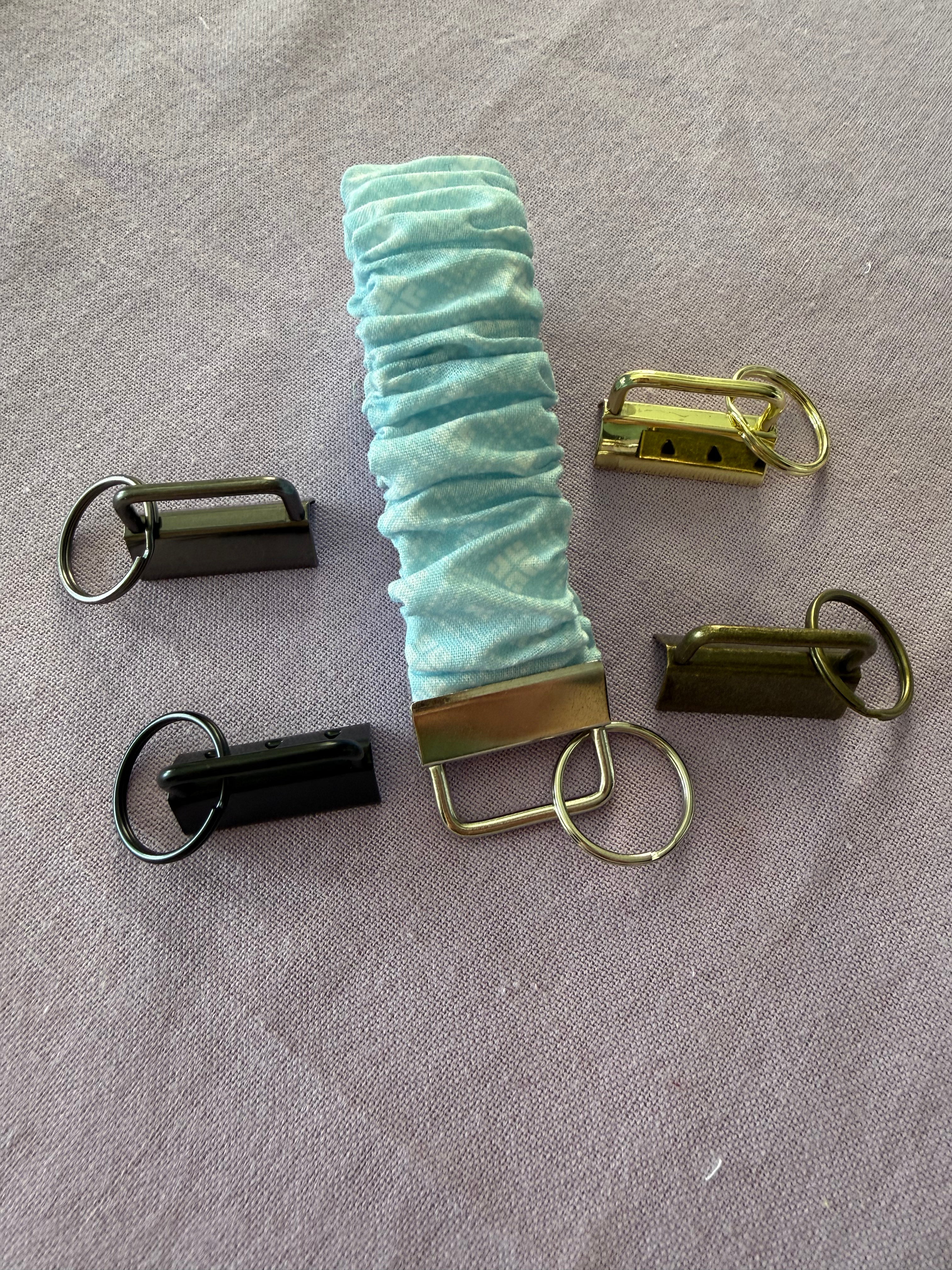 Scrunchy Schlüsselanhänger "Arctic loom"