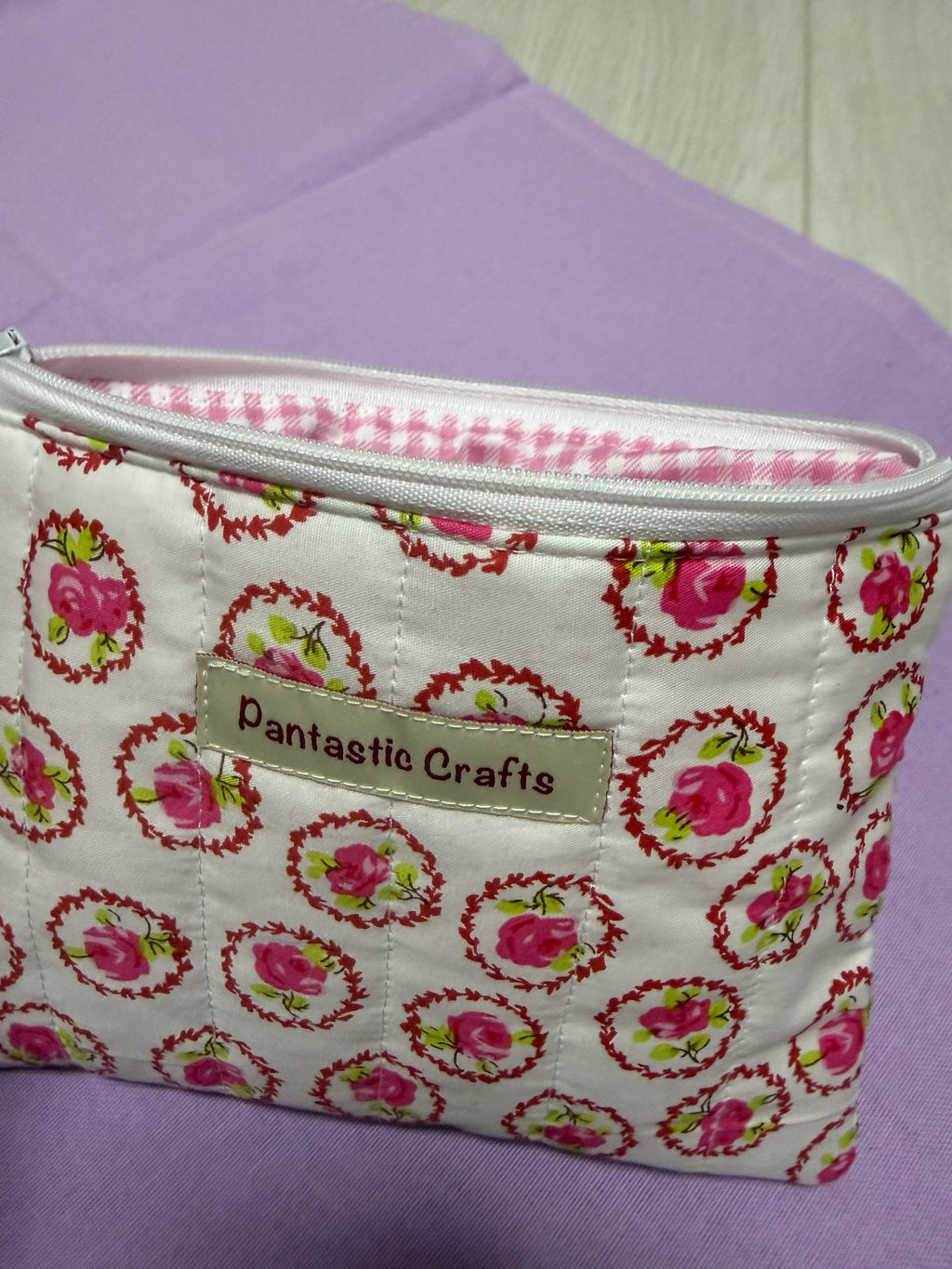 Kleines Täschchen "Rosy Cameo"