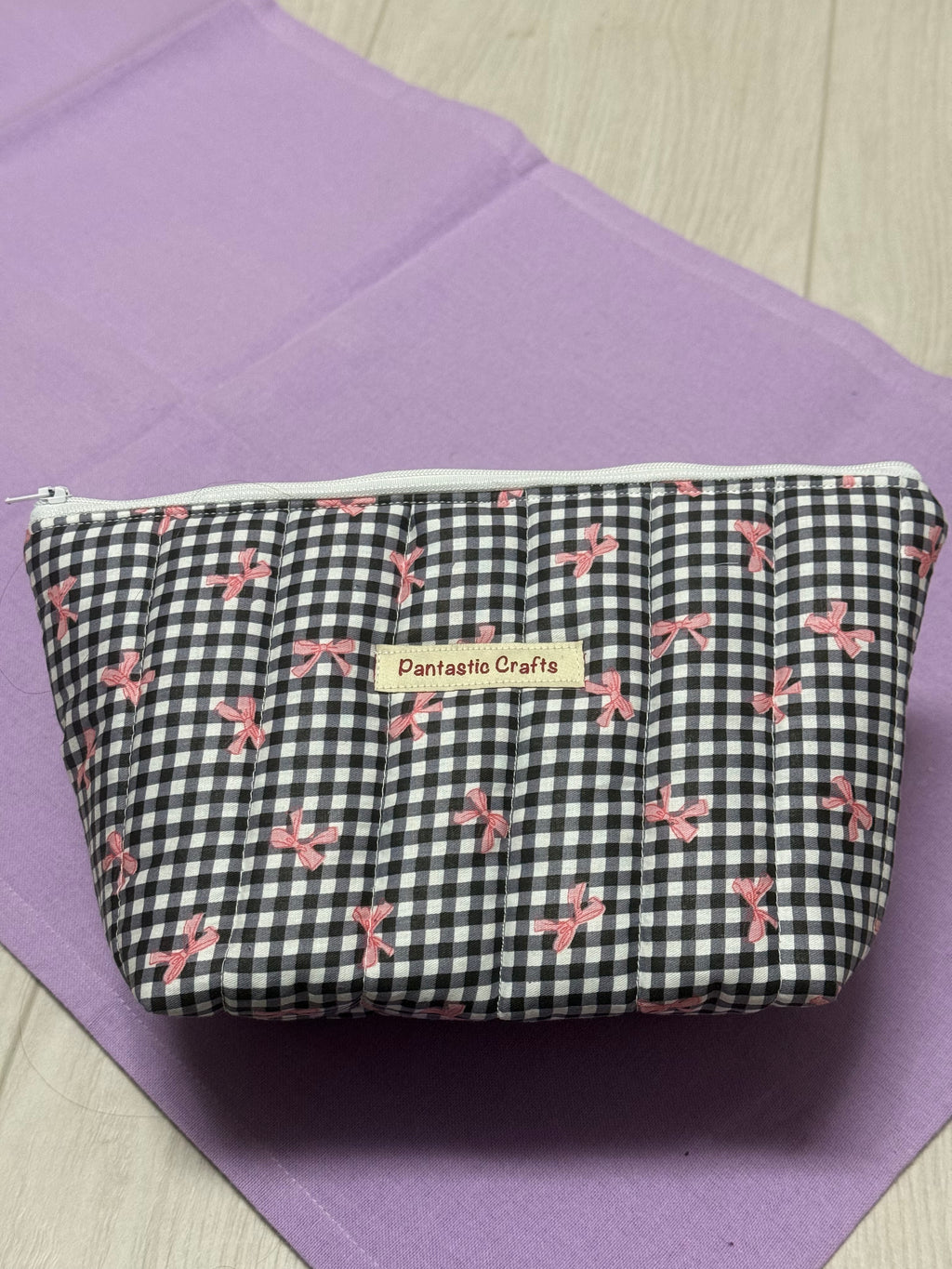 Make-Up Tasche "Pink Ribbon Charm"
