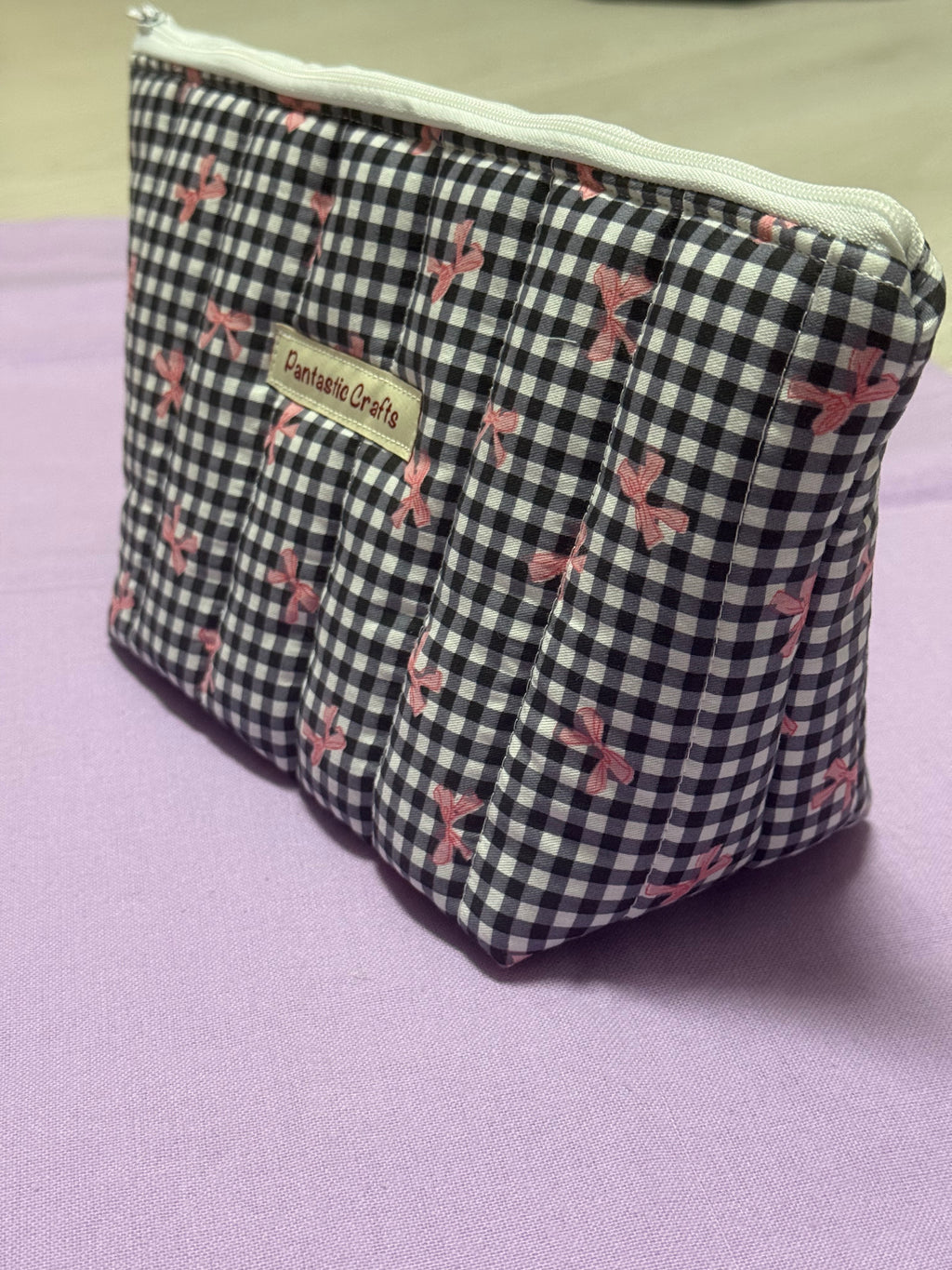 Make-Up Tasche "Pink Ribbon Charm"