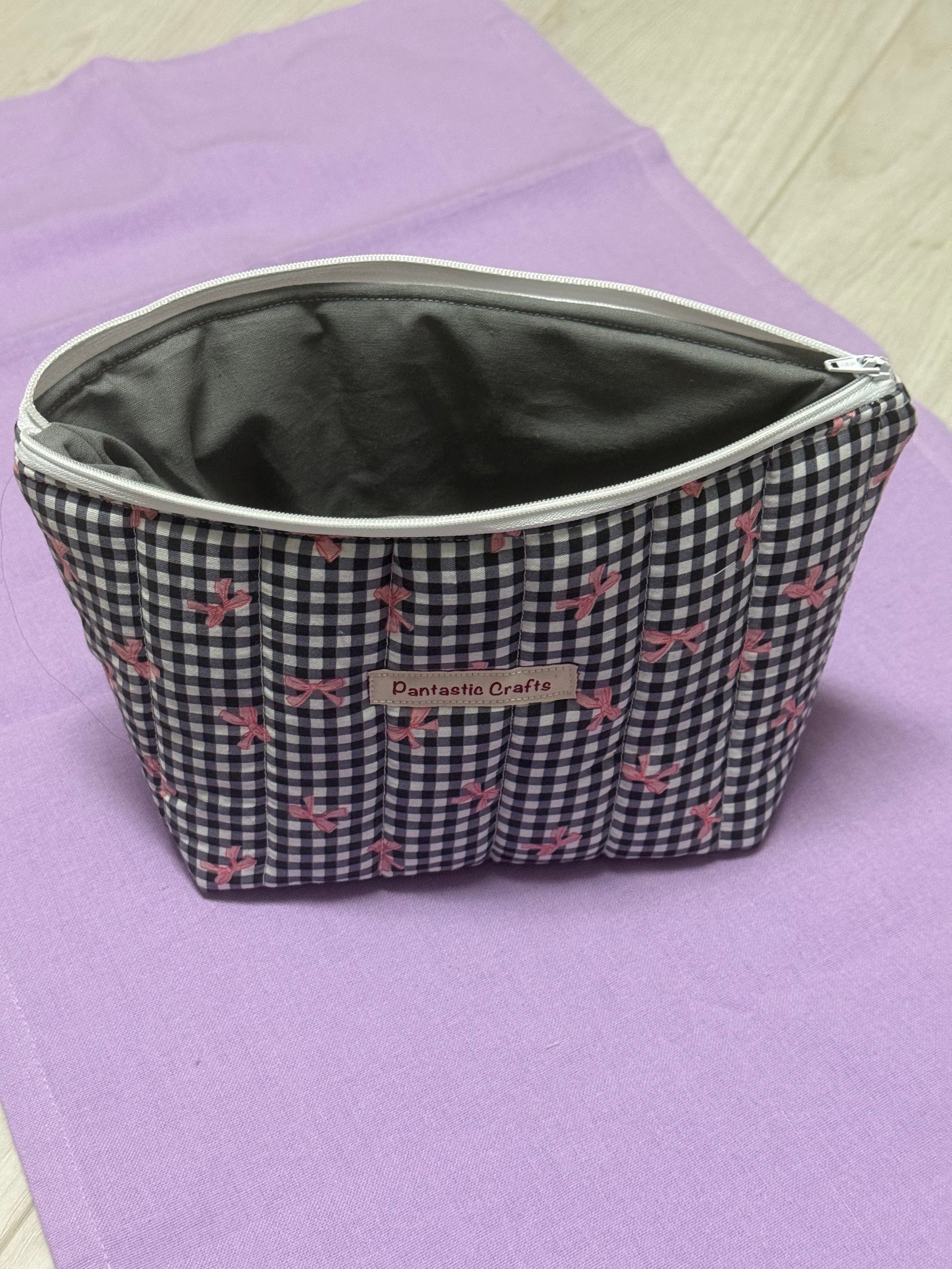 Make-Up Tasche "Pink Ribbon Charm"