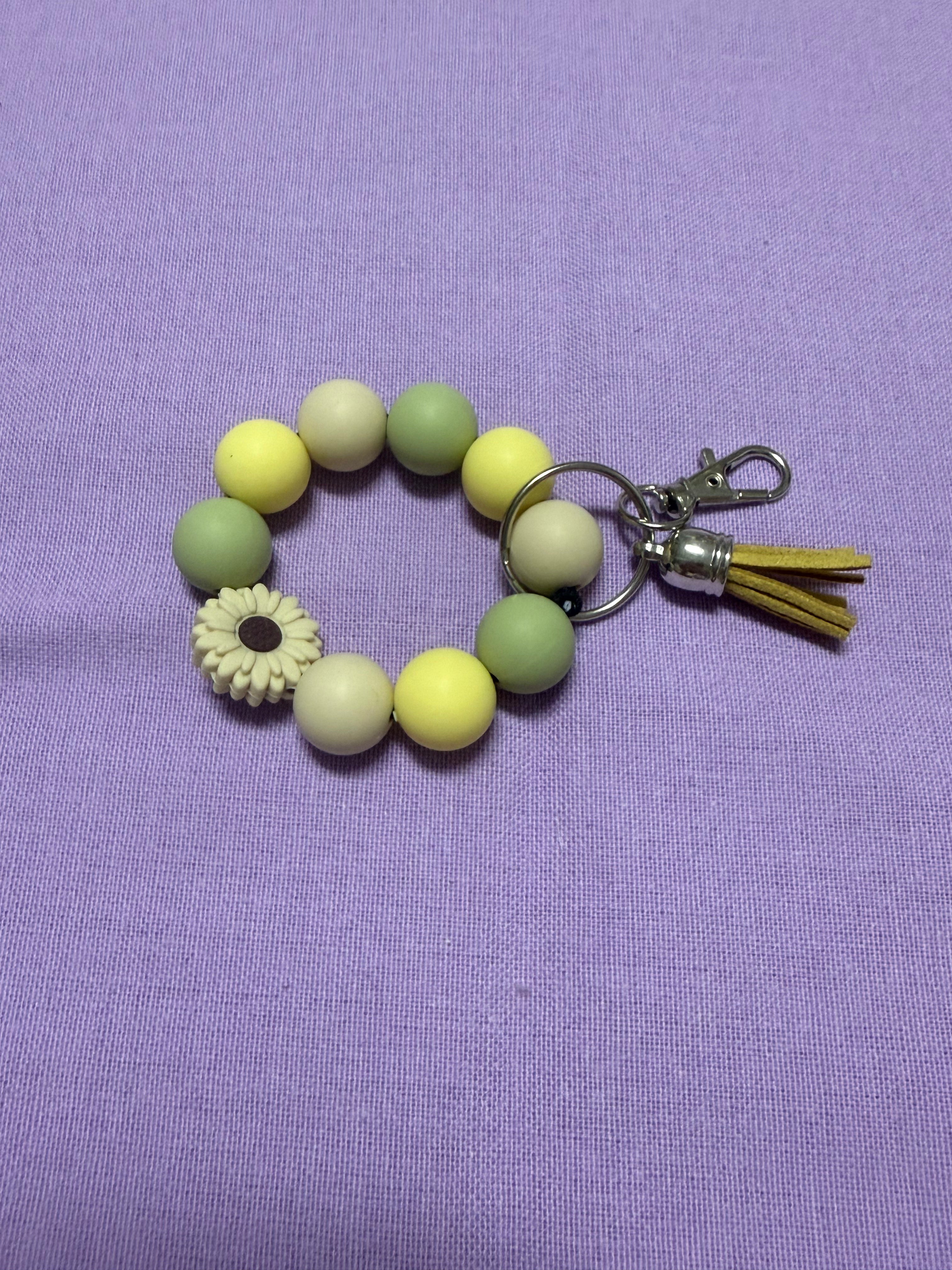 Kinder Pastel Flower Bubbel Anhänger mit Fransen
