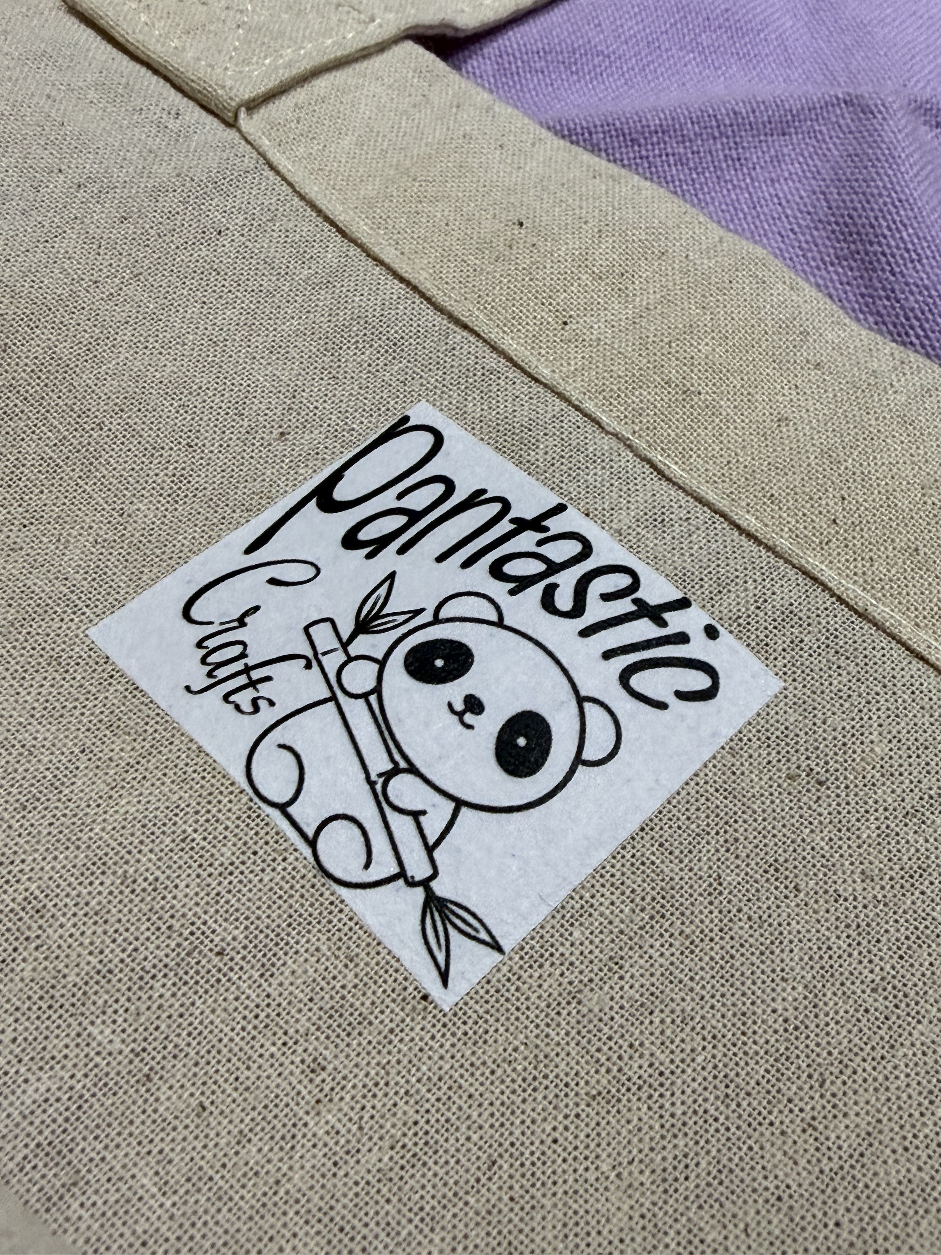 Handgestickte Fahrrad Tote Bag